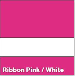 Ribbon Pink/White LASERMAX 1/16IN - Rowmark LaserMax